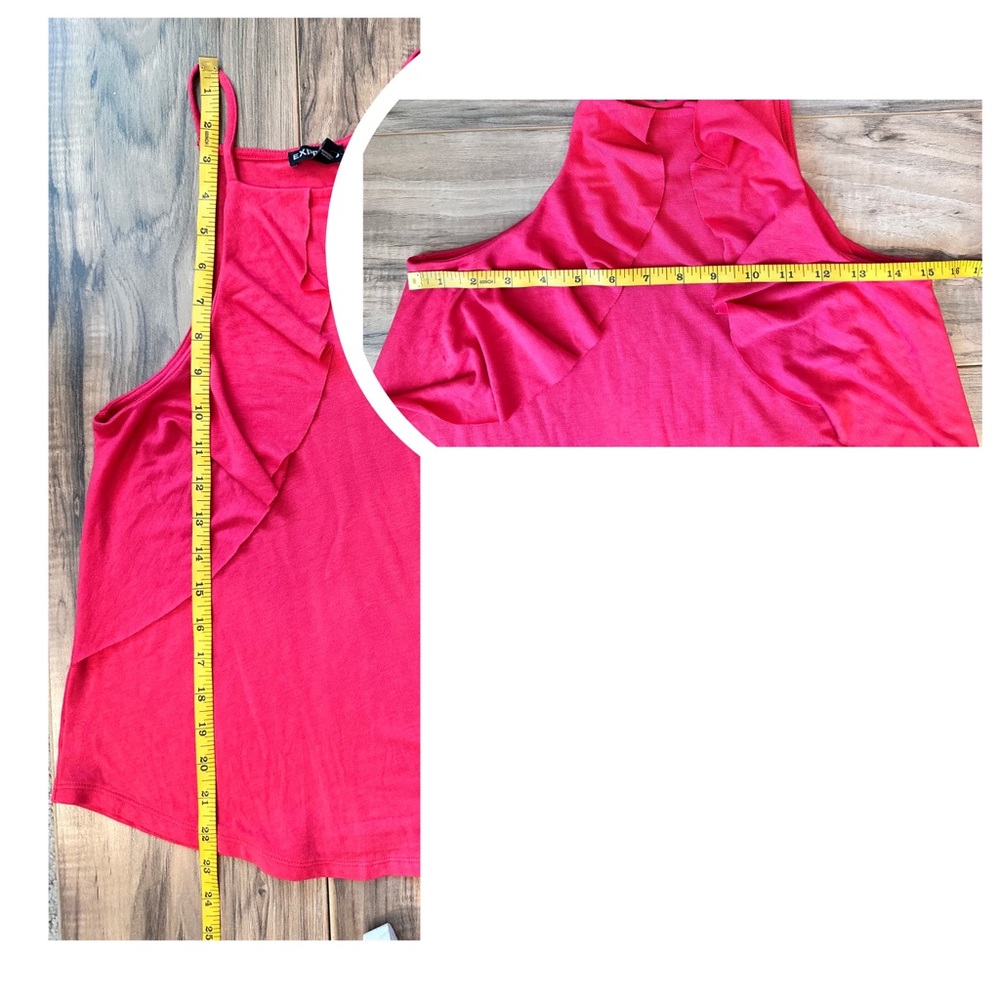 NWT Express Women’s Ruffle Halter Tank Top Size S P - Picture 5 of 7